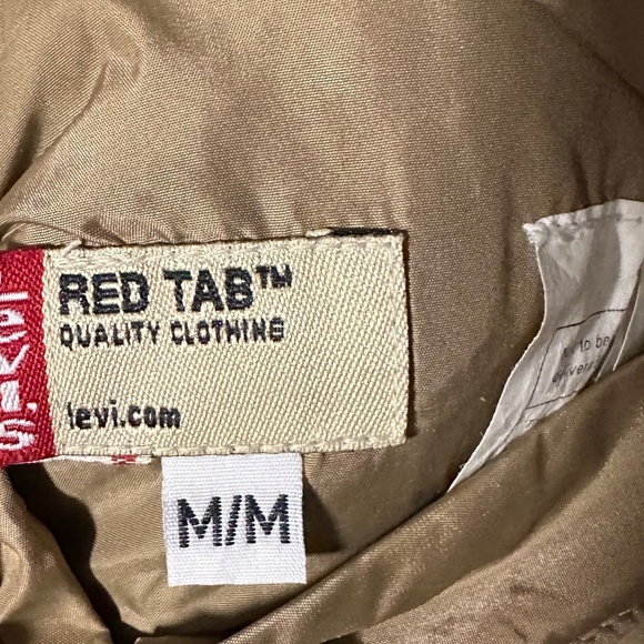 Vintage Levi’s Reversible Nylon Quilted Vest Black and Tan Men’s Unisex - Picture 16 of 16